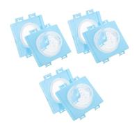 Kisangel 6pièces Plaques de Connexion pour Tunnel de Cage à Hamster Kit Extension pour Tunnel avec Rallonge Connecteur Entrée pour Cage Module de Jonction pour Petits Animaux