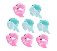 Kisangel 8 Pièces Cercle D'élingue De Bijoux Pour Enfants Bracelets En Instant Bracelets De Claque Cotillons Pour Les Enfants Bracelet Cotillons Bracelet à Gel De Silice