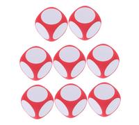 Kisangel 8 Pièces Dés Mousse Effaçables Cubes Vides DIY pour Activités Mathématiques et Jeux Polyvalents Dés Educatifs Réutilisables Rouge