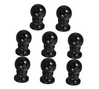 Kisangel 8 Pièces Flagpole Finials Weatherproof Ball Head Durable Decorative Caps for Garden and House Flags