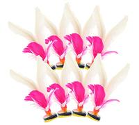 Kisangel 8 pièces Kick Shuttlecock Toys Goose Jianzi Set Lightweight Foot Sports Game for and Adults