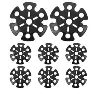 Kisangel 8 Pièces Paniers de Neige pour Bâtons de Randonnée Accessoires Antidérapants pour Protection et Lors de Randonnées Hiver