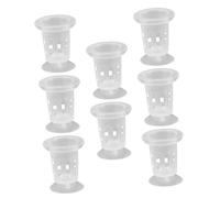 Kisangel 8 pièces Pots Hydroponiques Fixes Bacs de Culture pour Plantes Aquatiques Idéaux pour Germination Culture Milieu Aquatique