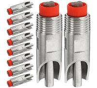 Kisangel Abreuvoirs Automatiques pour Bétail Et Porcs 10 Pièces Distributeur Deau en Acier Inoxydable pour Ferme