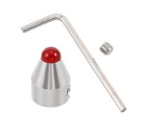 Kisangel accessoires de yoga et de pointe du diapason support de diapason pour la maison en alliage d'aluminium avec anneau en agate rouge de 8 mm pour contemplation et méditation à