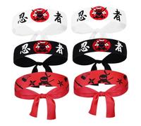 Kisangel Accessoires Uniques Ensemble De Bandeaux De Karaté Toque De Chef Bandeau Décoratif Respirant Et Confortable Pour Hommes