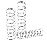 Kisangel Acier Inoxydable Ressort de Remplacement 3 Pièces | Pièces Simples, pour Bypass Pruners et Hand Pruners, Réparation D’outil, Argenté