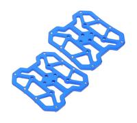 Kisangel Adaptateur Clipless pour Pédales Conversion Pédales Automatiques Plateforme Large Alliage Métallique pour VTT et Route et Ergonomique Lot de Bleu