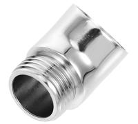 Kisangel Adaptateur de Douchette à Main Coudé 135° en Cuivre Chromé /2 Pouce pour Système de Pratique et Design Esthétique Argenté