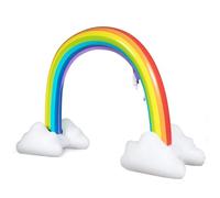 Kisangel Arroseur Gonflable Arc Ciel pour Garçon Fille Eau Sécurisé PVC Épais pour Jeux Extérieurs et Fêtes