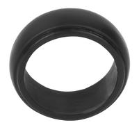Kisangel Bague en Silicone Noire Anneau Résistant Déchirure et Craquelures Améliore la Dextérité des Doigts pour Homme pour Entraînement et Décoration Sportive