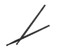 Kisangel Baguettes de Batterie Fibre de Légères avec Prise Antidérapante pour Sticks Polyvalents pour Jazz Rock et Percussion Kit Entraînement Durable et Confortable