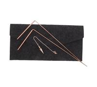 Kisangel Baguettes De Sourcier pour Chasseur Baguettes De Sourcier Équipement De Recherche De Fantômes Pliables De Cuivre Kit De Détection