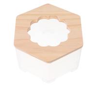 Kisangel Bain et Toilette pour Hamster Bac à Sable Détachable Facile à Nettoyer pour Chinchilla et Petits Animaux Kit Complet pour Habitat et Pratique