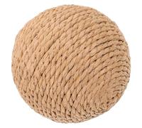 Kisangel Balle à Griffer Prévient Dégâts Meubles pour Chat Marron en Corde de Chanvre Léger et Interactif pour Chats D'intérieur