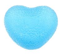 Kisangel Balle de Musculation de Cœur Bleu Moyen Balle d'exercice Doigts Poignet Entraîneur Portable de Force Paume pour Rééducation et Renforcement Musculaire des Mains Usage Sportif