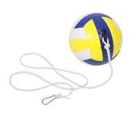 Kisangel Ballon D'entraînement de Volley-Ball Suspendu avec Corde, Ballon de Sécurité Souple Taille Standard, Accessoire D'entraînement pour Passe et Smash, pour Jardin et Intérieur,