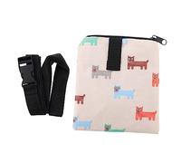 Kisangel Banane Dressage Chien Accessoires Chiens Pochettes Portable Transporteur de Nourriture pour Chien Pochette de friandises pour Dressage de Chien Tissu (Polyester) Beige