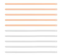 Kisangel Bande de Cuivre et Feuille de Zinc Électroplaquée pour Expérience Scientifique Batterie de Fruits, 5 Paires, Matériel Éducatif DIY pour Apprentissage et Découverte Électrique