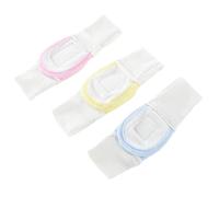 Kisangel Bandes Adhésives pour Couches Bébé en Coton Doux Réglables 3 Pièces Ceinture de Fixation Élastique Pratique pour -né et Poupon