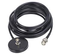 Kisangel Base magnétique pour antenne avec câble coaxial mâle vers Femelle Support Stable pour antenne Radio Mobile et Camion Montage Facile sans Outil Compatible Radio Amateur et CB