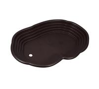 Kisangel Bassin De Bain Réutilisable pour Tortues avec Rampe Bol Alimentation pour Reptiles Plateforme De pour Habitat De Tortue