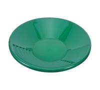 Kisangel Batée à Orpaillage en Plastique Verte avec Rainures Profondes - Tamis Portable pour Prospection en Pleine Nature, Outil Léger et Solide pour Tamiser Sable et Pierres Lors