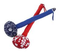 Kisangel Bâton de Massage Dorsal en Tissu 2pcs, Outil Manuel pour Massage des Épaules Dos, Facile à Transporter, pour Bureau et Voyage