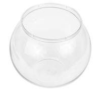 Kisangel Bocal Poisson Transparent Plastique Aquarium Sphérique Chute Réservoir Décoratif pour Poisson pour Bureau et Maison Pot Eau pour Plantes Intérieur