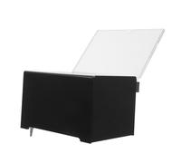 Kisangel Boîte à Dons Acrylique avec Serrure Urne de Vote Transparente Petite Boîte à Suggestions Sécurisée pour Collecte de Fonds et Opinions Publiques