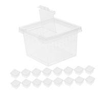 Kisangel Boîte À Insectes Et Araignées 20 Pièces - Boîte Légère pour Reptiles avec Incubateur À Escargots - Récipient Dalimentation pour Araignées pour Aquarium De Tarentules Et De Geckos
