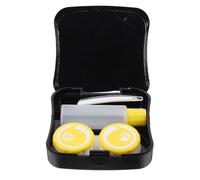 Kisangel Boîte à Lentilles de Contact Couleur en Abs Plusieurs Styles Portable Design à Clapet Couleur pour Voyager et Ranger Facilement Vos Lentilles en Plusieurs Styles