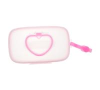 Kisangel Boîte à Lingettes Portable Bébé, Boîte Suspendue Pour Poussette Joint En Silicone Étanchéité, Boîtier Fin En Plastique Pp, Usage Extérieur Pratique Pour Soins Bébé En Déplacement