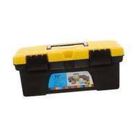 Kisangel Boîte à Outils Rigide Compacte Plastique Organisateur Portatif pour Outils Électricien Multifonctionnelle Anti-éclaboussures Rangement Pratique pour Maison et Atelier