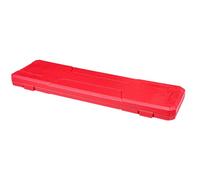 Kisangel Boîte à Pied à Coulisse en Plastique Rouge, Étui de Rangement 0-150 Mm, Boîte Portable Légère et Résistante pour Outils de Mesure, Organisateur Compact pour Usage Professionnel