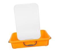 Kisangel Boîte à Sable Portable avec Couvercle Bac à Sable et Compact pour Garçon Fille Organiseur Plastique Stable pour Jeux Intérieurs et Extérieurs