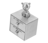 Kisangel Boîte à Souvenirs Pour Dents De Lait Et Cheveux De Bébé En Métal Ancien, Compacte Et Légère, Pour Garçon Et Filles, Collection De Dents De Lait Et Boucles, Rangement Portable Pour Souvenirs