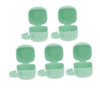 Kisangel Boîte à Tétine Portable en Pp pour Bébé, Lot de 5 Pièces, Design Compact et Protection Anti-poussière, Vie Quotidienne Voyages