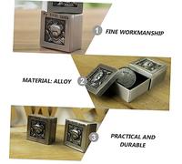 Kisangel Boîte Commémorative Dents De Lait Métal Pour Bébé Garçon Et Filles, Petit Coffre Aux Trésors Décoratif, Stockage Sécurisé, Présent Souvenir Garçon Et Filles,