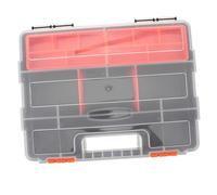 Kisangel Boîte de Rangement Plastique Renforcée avec Compartiments pour Vis et Boulons Mallette Portable pour Organiser Visserie Écrous et Petits Outils