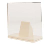 Kisangel Boîte de Rangement pour Médailles de Sport Crème Jaune, Présentoir Compact avec Vitrine Transparente Anti-Poussière, Coffret de Collection pour Marathon, Football et Gymnastique,