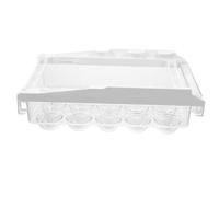 Kisangel Boîte de Rangement Œufs Réfrigérateur Transparente Suspendu Support Œufs Empilable Antichoc Organiseur Frigo Gain de Place Rack Stockage Pratique