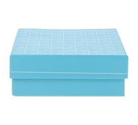 Kisangel Boîte de Tubes à Microcentrifuger, Boîte à Tubes pour Congélateur, Papier et Plastique, Structure Simple à Grille Multiple, pour Laboratoire, pour Classer Échantillons