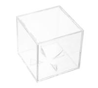 Kisangel Boîte en Acrylique pour Une Seule Balle De Baseball Vitrine Transparente Cube De Baseball Vitrine De Souvenirs Support pour Petites Boules De Cristal Protecteur
