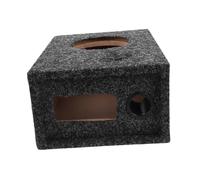 Kisangel Boîtier de Haut Parleur DIY pour Voiture Enceinte Bois pour Subwoofer Installation Facile des Vibrations et Sonore Améliorée Compatible avec Divers Modèles de Véhicules