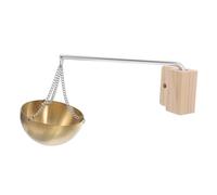 Kisangel Bol Diffuseur Huile Essentielle Acier Inoxydable pour Sauna Support Mural Gain de Place Aromathérapie Relaxante pour Spa et Salon