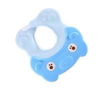 Kisangel Bonnet de anti-bruit pour enfants bonnet de enfant shampooing pour bébé bain de bébé couvre-chef bébé casquette de shower Gel de silice Bleu