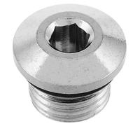 Kisangel Bouchon Vis Régulateur de Plongée Étanche Laiton Chrome Première Étape Facile à Installer Réparation pour Scuba Regulators