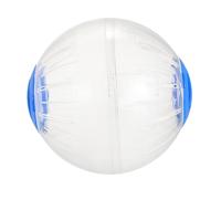 Kisangel Boule de Course Hamster Bleu Incassable Dexercice Interactif pour Petits Animaux Roue de Sport sans Cadre pour Souris Rongeurs Jeu de Divertissement pour Cage