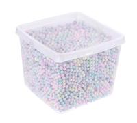 Kisangel Boules De Remplissage Créatives pour Pâte à Modeler DIY, Billes Colorées 4-6 Mm, Matériau Écologique, Boîte, Loisirs Créatifs pour Garçon Et Filles, Décoration Maison Et Fêtes